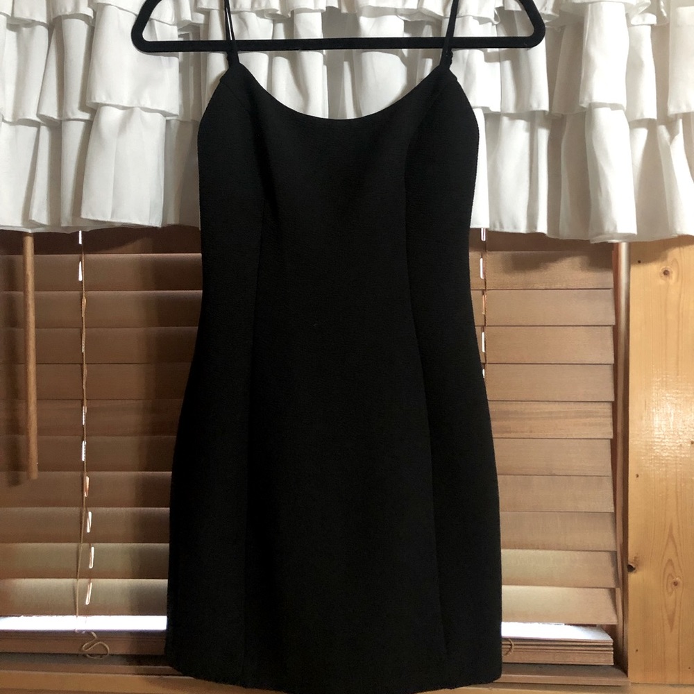 Nordstrom Stay Out Later Bodycon Mini Dress Black
